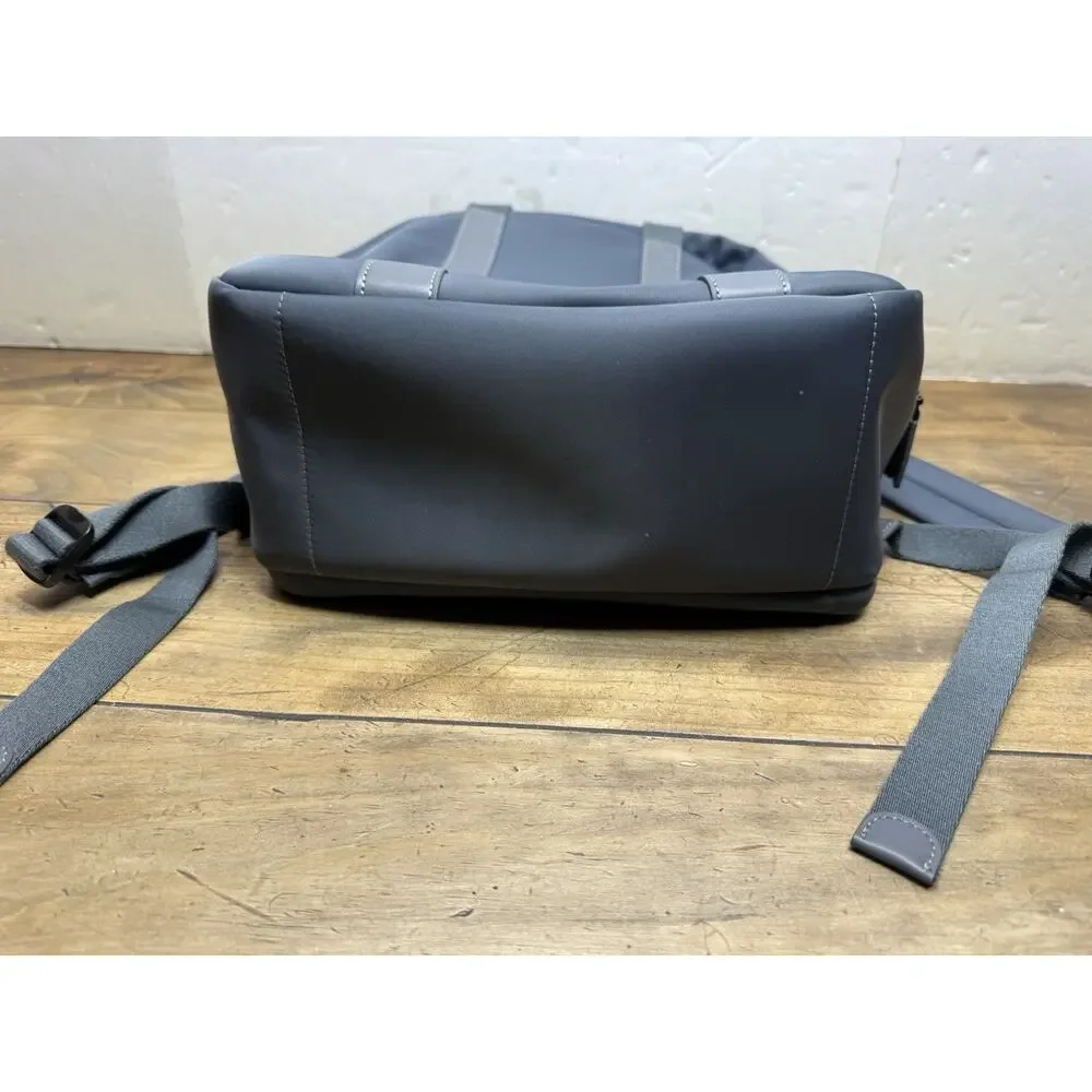 Monos Metro Backpack Blue/Grey 18L Nylon Vegan Leather Trim Travel Rucksack